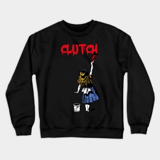 clutch and red girl Crewneck Sweatshirt